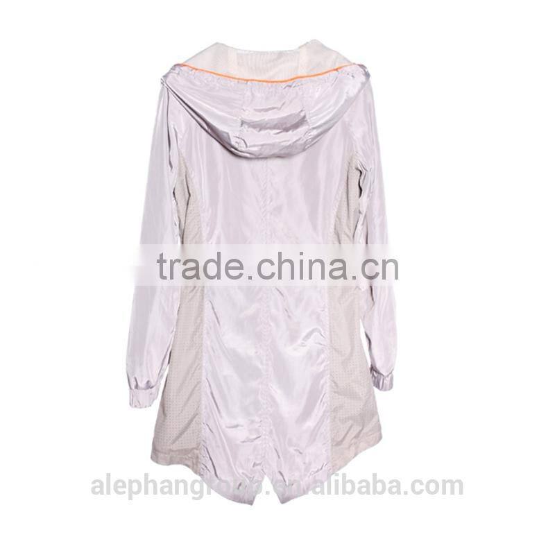 2014 2014 light weight parka woman custom made jacket white pure color jacket lady