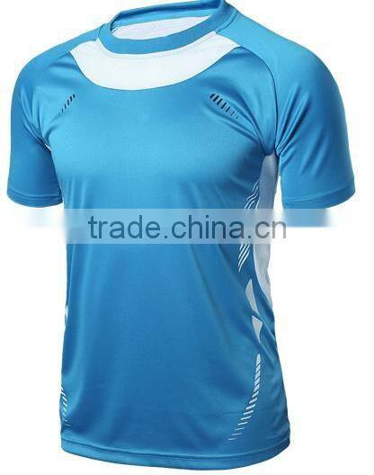 Outdoors New Arrival Mens Short Sleeve Dry Fit Running T shirt Wholesale Polyester