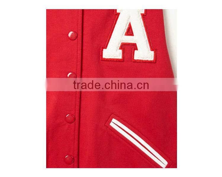 PQ229 polyester cotton Baseball Jacket for Men