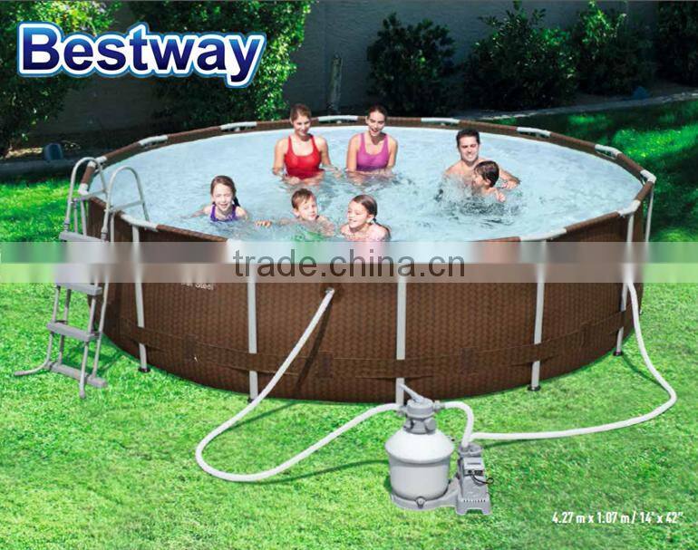 Bestway 3.66 m x 1.0 m cane circular swimming pool
