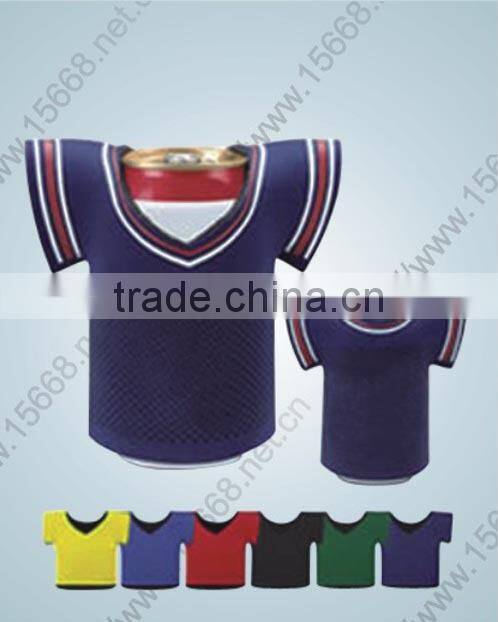 GR-B0053 hot sale t-shirt shape neoprene stubby holder