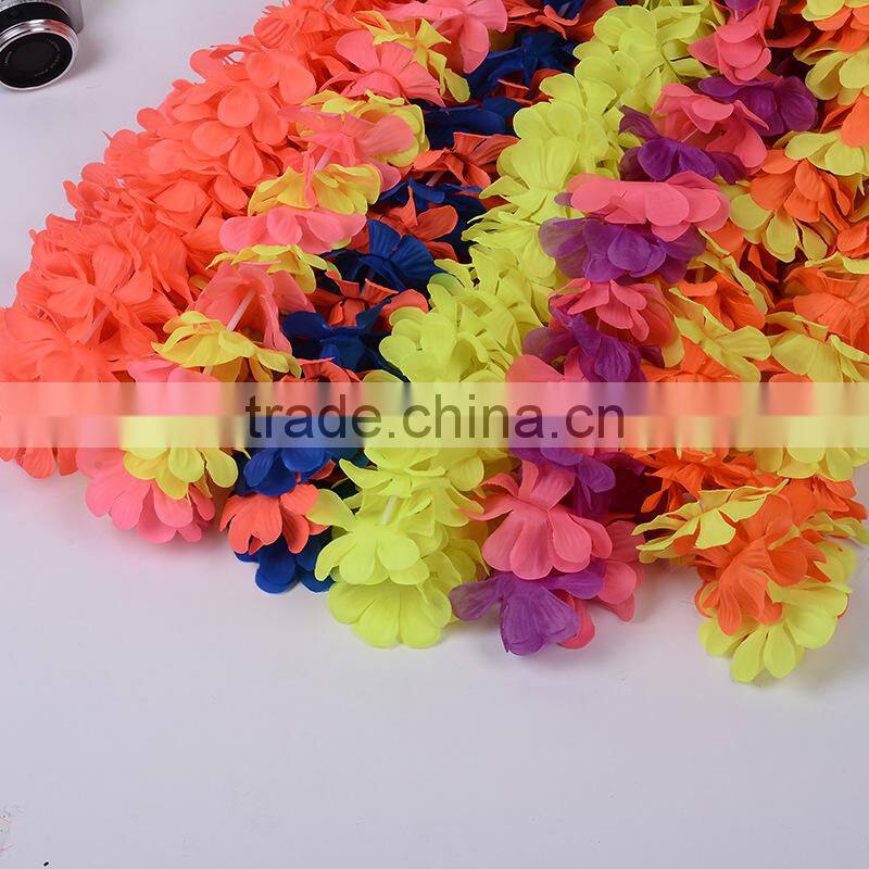 High Quality Hawaii Flower Necklaces Hula Lei Garland For Party Dance