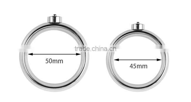 Male Electric Shock Cock Ring, Metal Penis Enlarger Massager Accessory For DIY Sex Toys