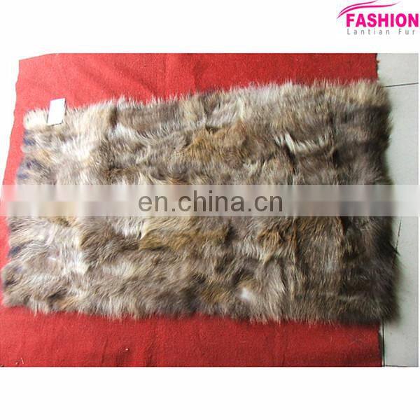 factory direct high quality raccoon fur plate for garment