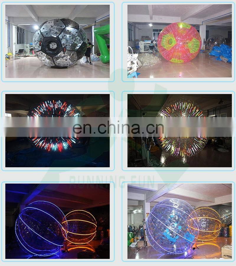 Outdoor colorful inflatable roller ball, globe riding ball,inside inflatable ball