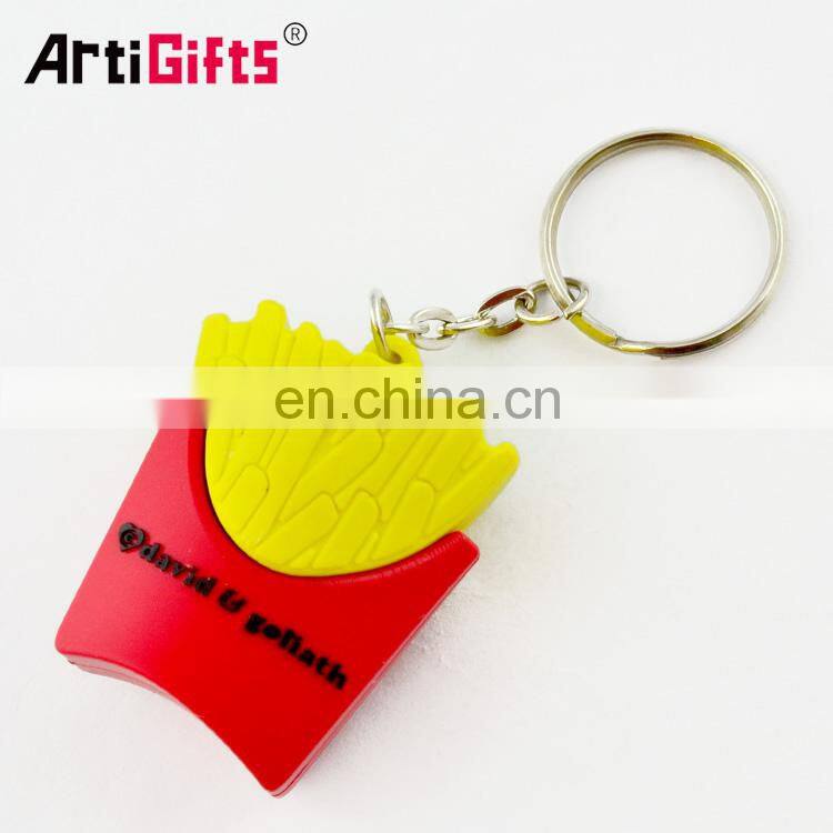 Wholesale custom 3d soft pvc rubber mini t-shirt qr code cloth keychain