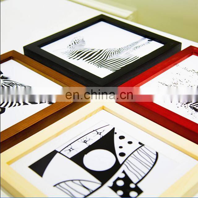 2016 hot product wooden square picture frame wholesale