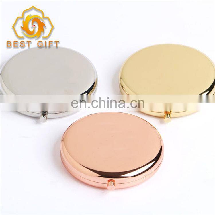 High Quality Women Rose Gold Compact Mirror