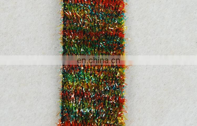 Colorful Fur design for winter ribbon trimming
