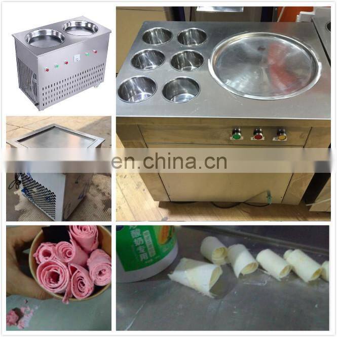 High Efficiency Electric stir fry ice cream machine with best service