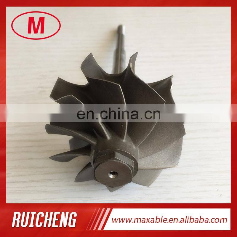 GT3076R ball bearing turbine shaft 55x60mm  10 BLADES turbine wheel shaft/turbo wheel