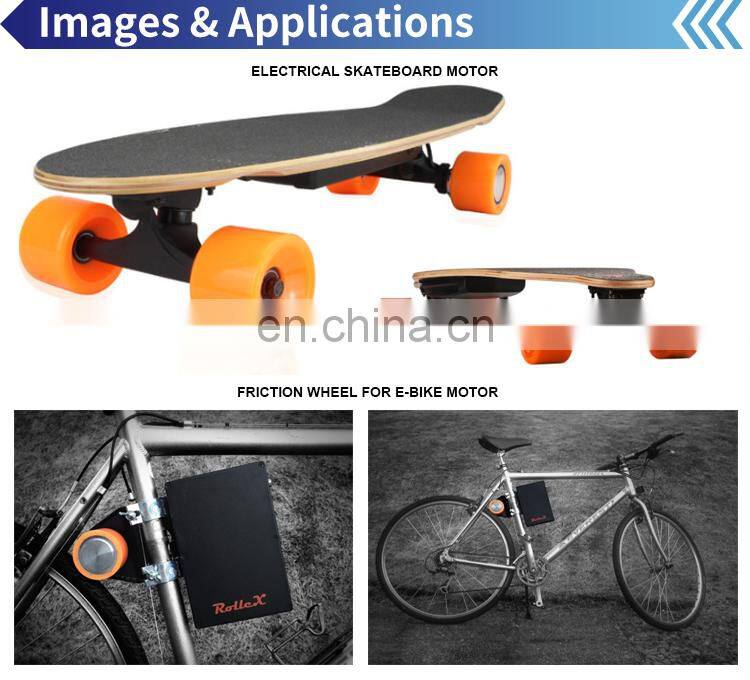 Etech 3 inch 80W 150W 250W BLDC Hub Motor for scooter, friction wheel, skateboard motor