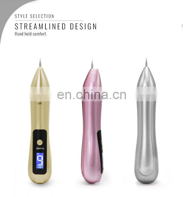 9 modes Mini Lcd Display Facial Plasma Beauty Mole Spot Removal Pen
