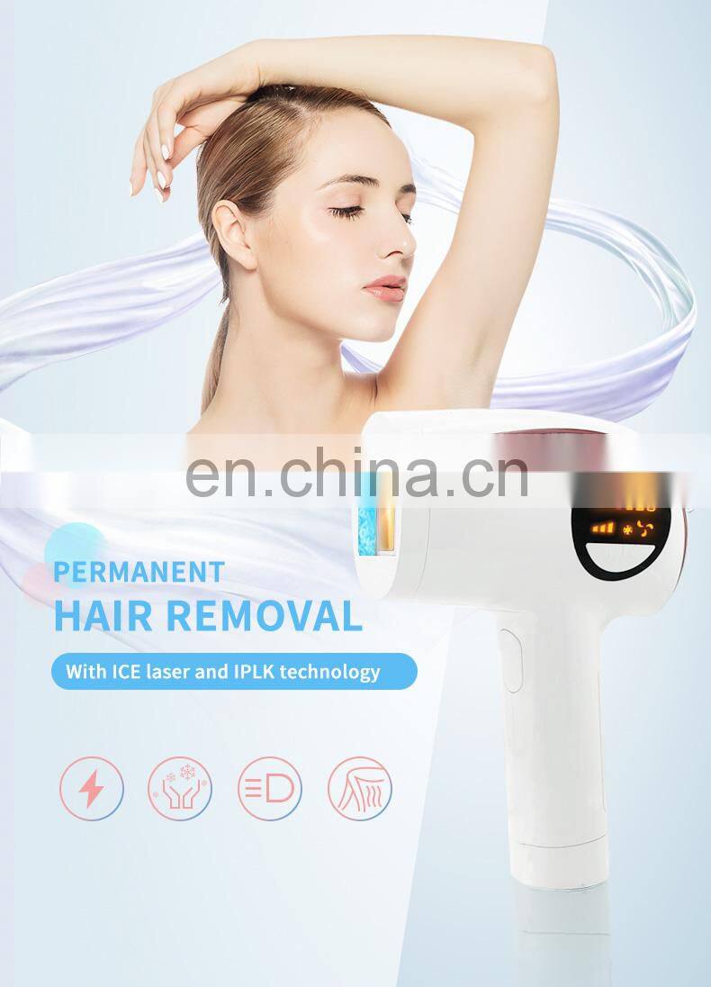 ICE compress laser ipl hair removal epilator for woman