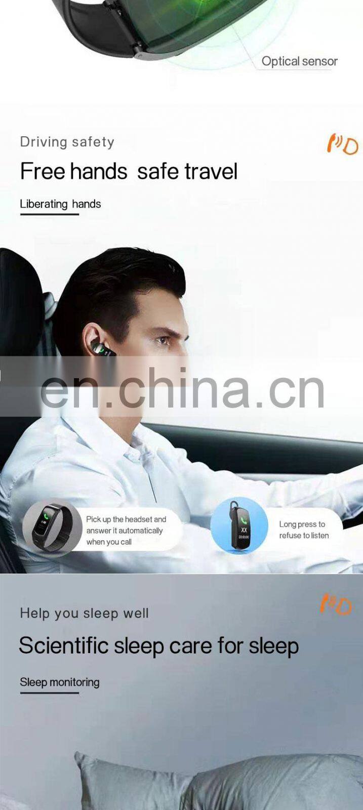 Smart Watch Best Watch For Women Custom Wireless Bluetooth Headset 2 In 1 Touch Screen Digital Android Watch Smart Manufacturer