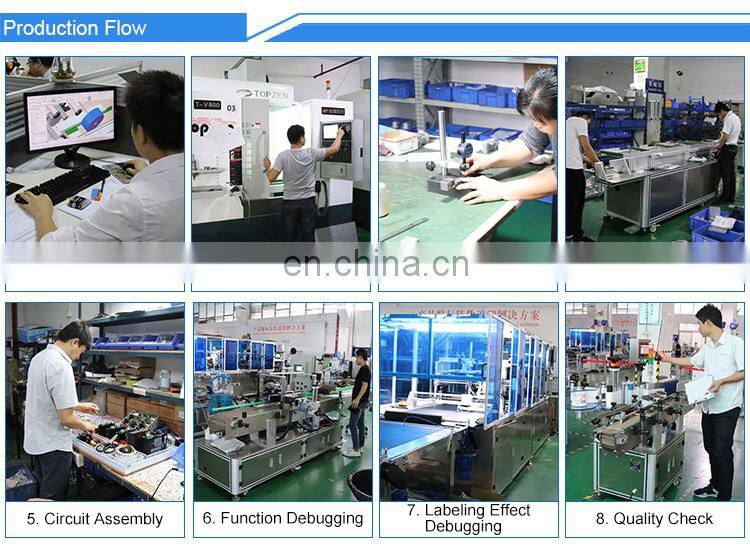 Container labeling machine