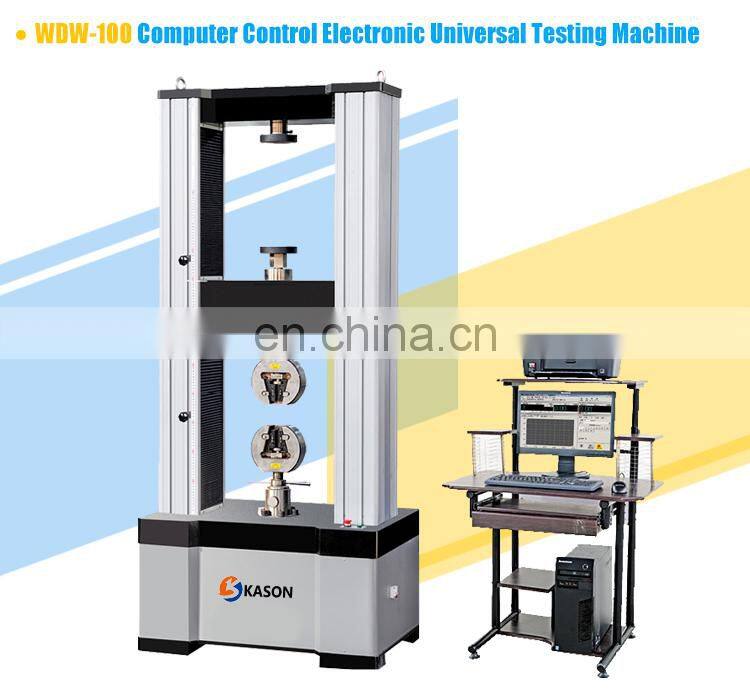 WDW-100 100kN 0.5 Class Electronic Computerized Universal Tensile Strength Testing Machine Price