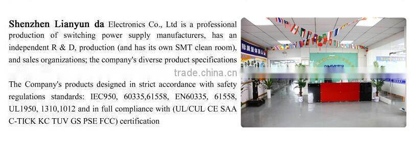 CCTV Power Supply 120W switching power supply 24v 5a with KC PSE ROHS CE Standard