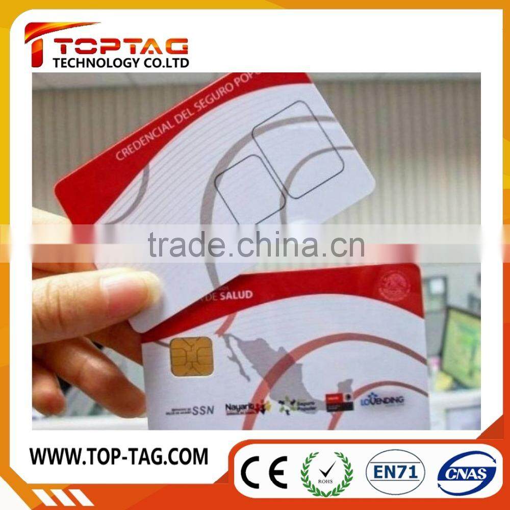 PVC SLE4442 / SLE5542 / SLE4428 / SLE5528 contact ic card for Transportation