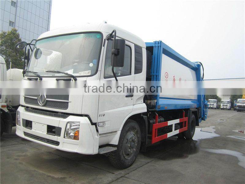 12cbm dongfeng trash compactor truck
