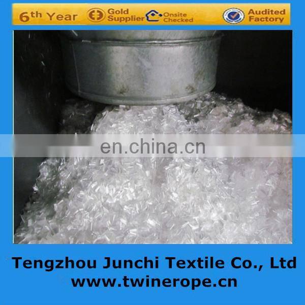 100% PP Material and Cement and Concrete Use 9 mm Fiber