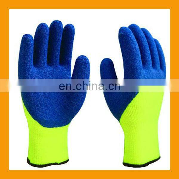 10 Gauge Grey Safety Construction Gloves Latex Gloves Latex Coated Gloves