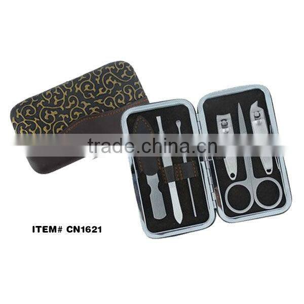 7pcs small metal frame promotion manicure set