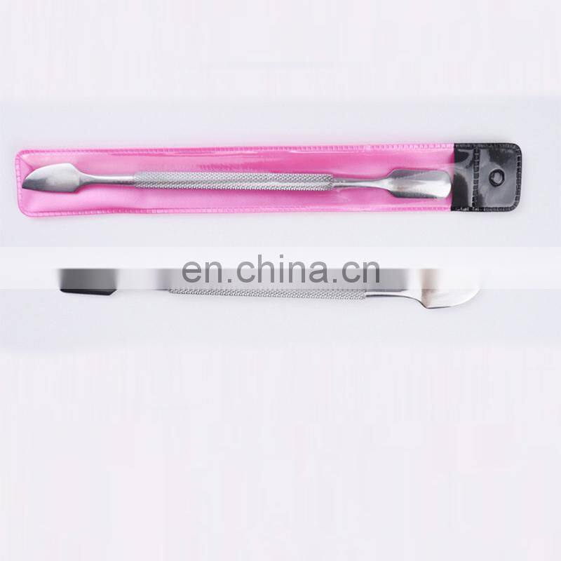 Stainless Steel Double-ended Cuticle Pusher, Dead Skin Remover Manicure Cleaner Care Nails Art Tools