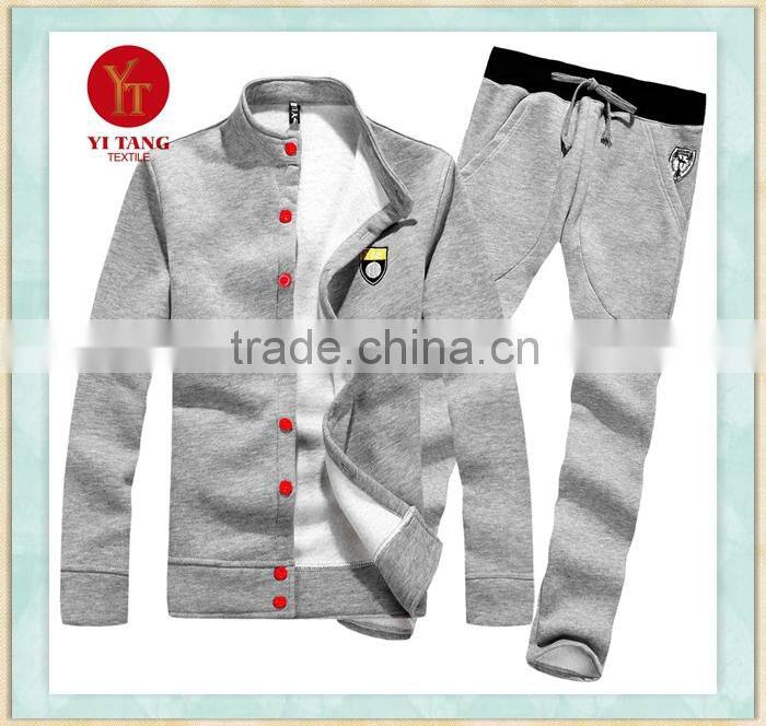 Korean style men heavy fleece sweater for winter