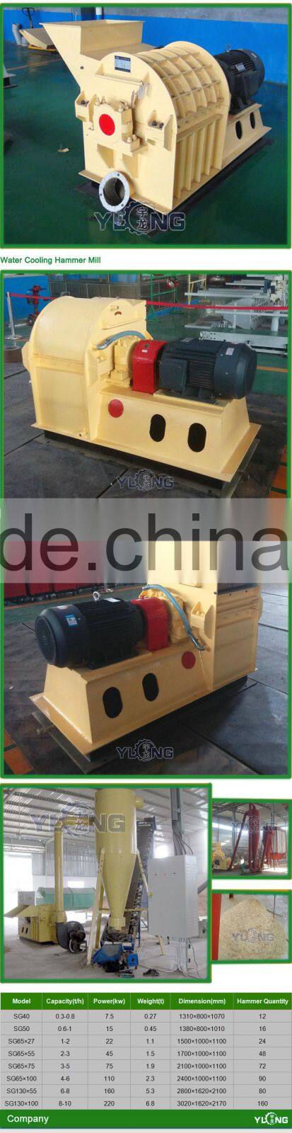 Wood Pallet Grinding Machine with Cyclone