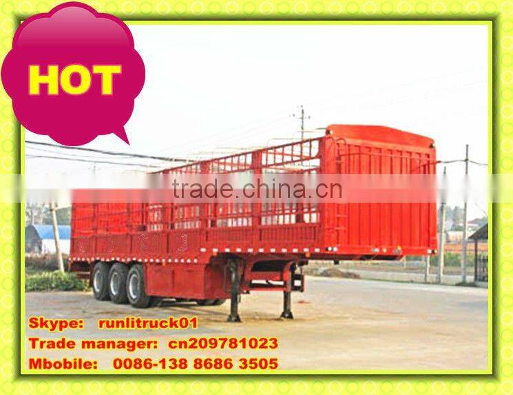 single axle Car transport semi trailer