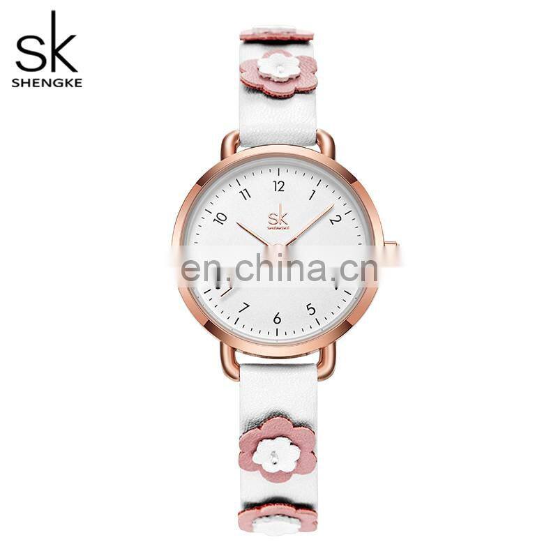 SHENGKE High School Students Watchs White Children Watch Young Girls Cute Wristwatchs Dropshipping Watches