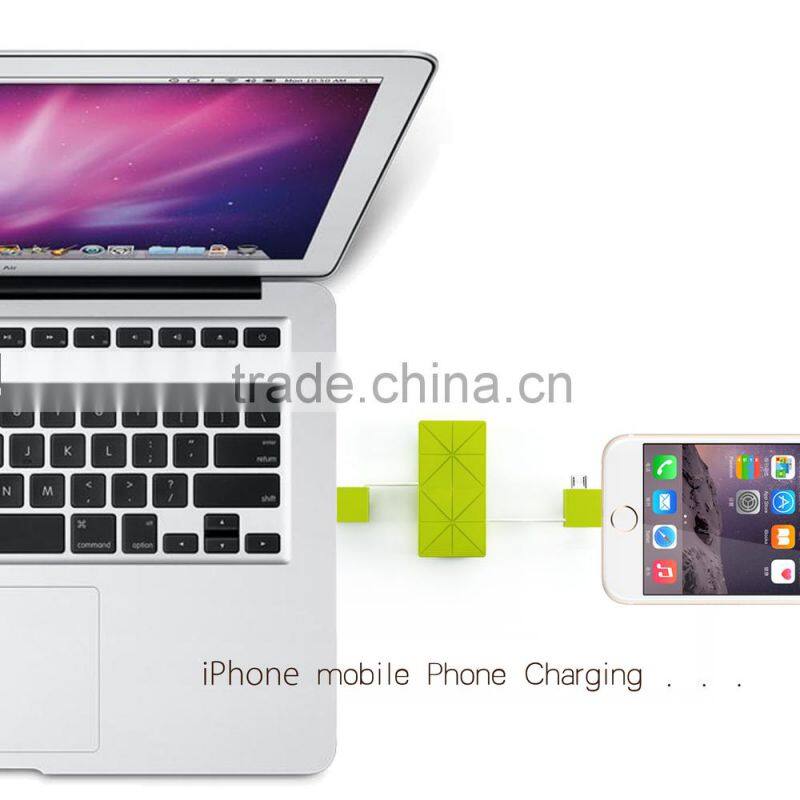 All in one Charger Cable Micro USB Data Cable For IPHONE/Sumsung