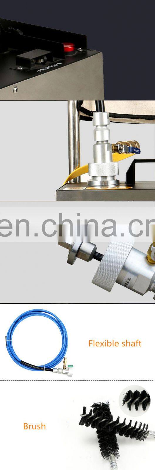 ACP-2A dual shaft professional chiller condenser tube cleaning machine