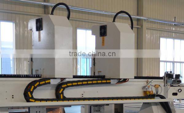 Carving kit with two heads cnc router