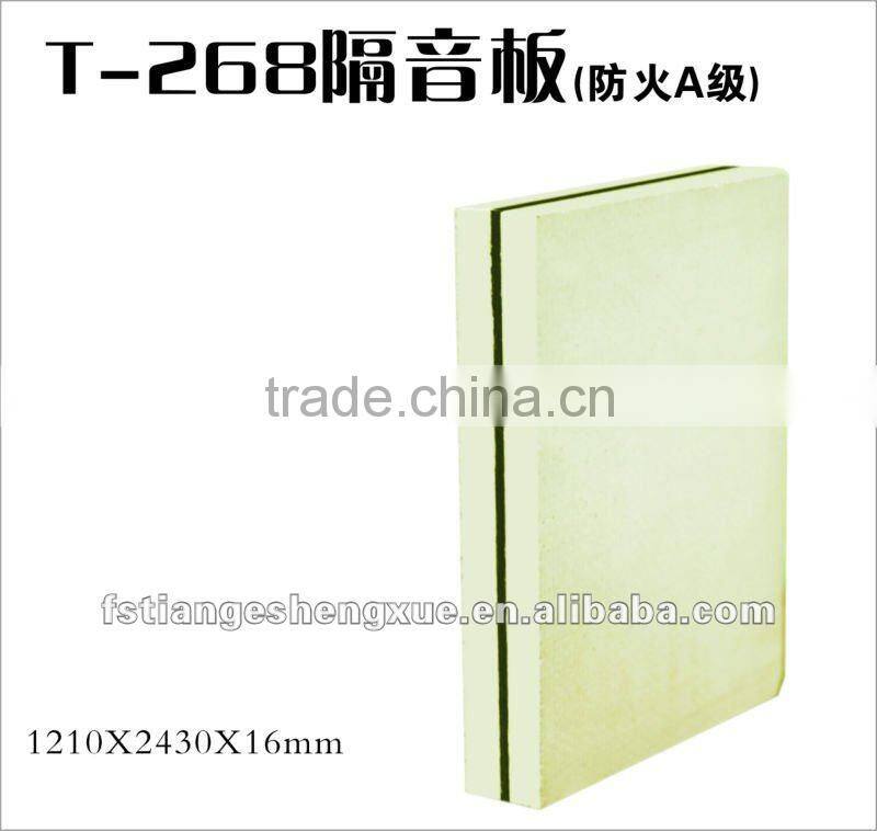 Excellent quality fire proof soundproof gypsum board