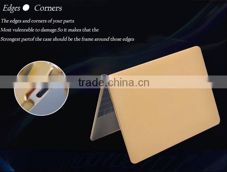 Slim Matte Laptop Cover Case with Fold Kickstand for Macbook Pro 13 inch