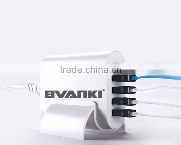 2016 new premium Mobile Phone Wall Charger 20W 4A 5-port light speed desktop usb charger for camera/cell phone/tablet