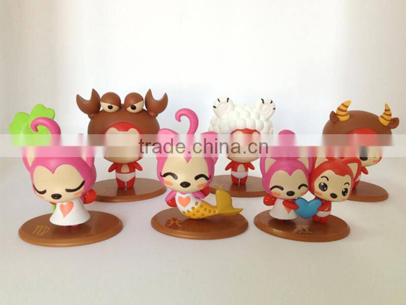 High quality customized made pvc charactor miniatures for kids