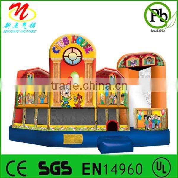 Bounce party rentals inflatable club house 5 in 1 combo
