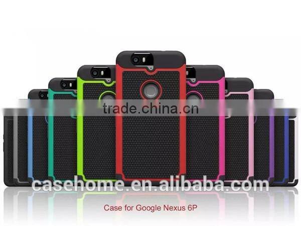 Hybrid Rugged Rubber Hard Shockproof Skin Case Cover For Google Nexus 6p