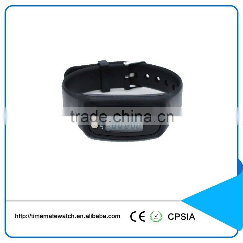 Stopwatch Smart Watch Sillicone watch with pedometer