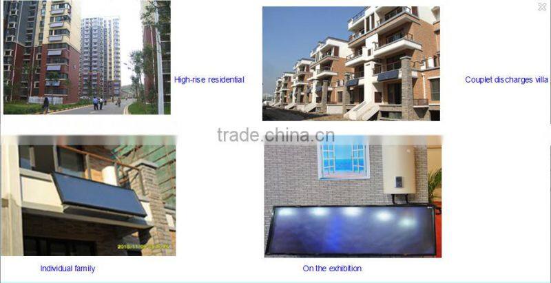 Popular style The Separated pressurized balcony wall-mounted solar water heater with CE certificate ( manufacturer )