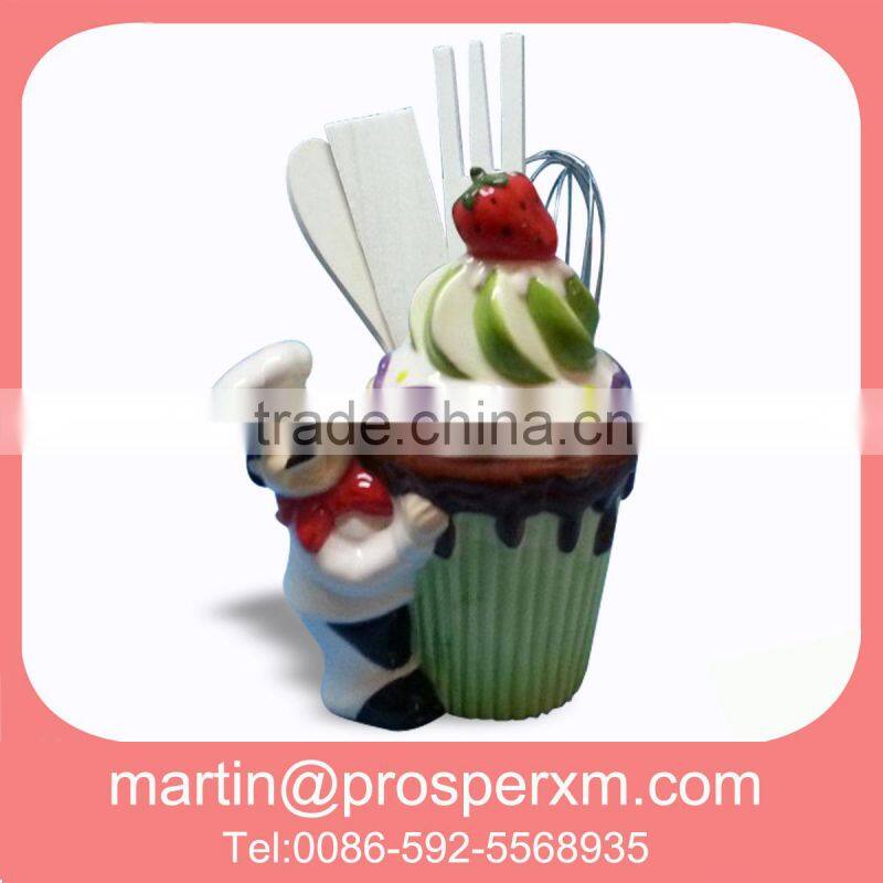 Ceramic chef cupcake cooking tool