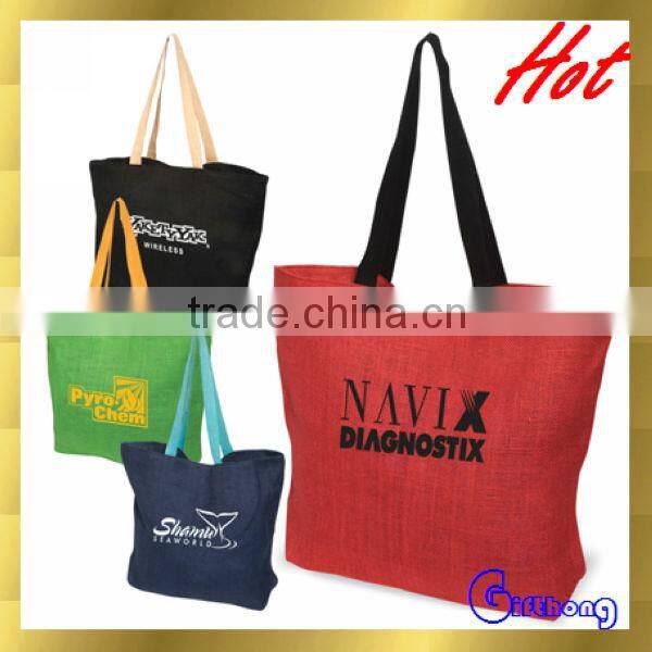 2014 Sales promotion item jute shopping bag