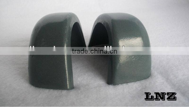 Anti-smashing safety shoes galvanized pipe cap