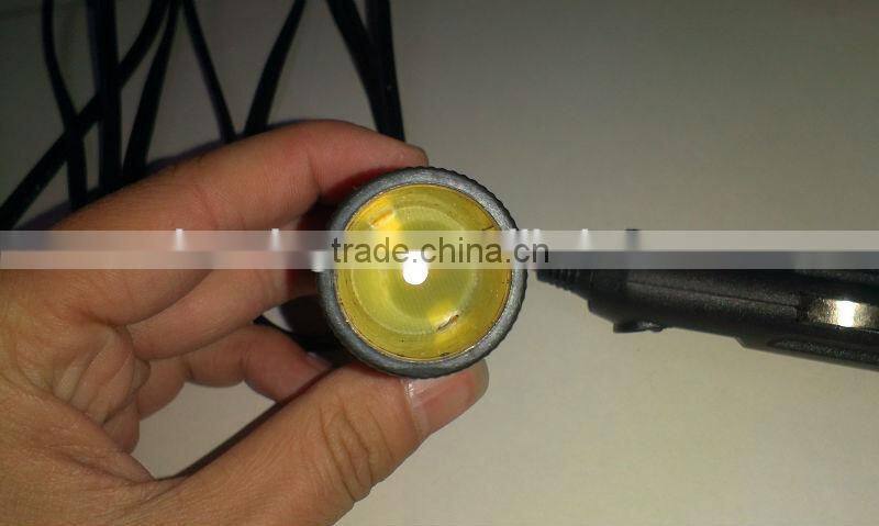 12V car cigarette plug with female socket extension lead cable