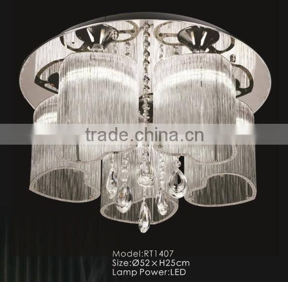 LED Chandelier Loving Heart Crystal Pendant Light