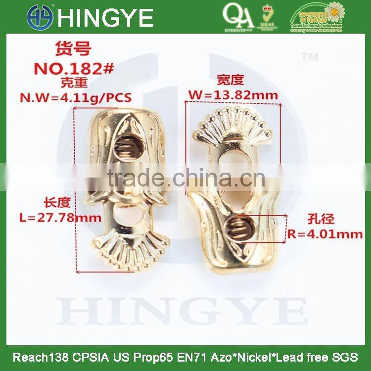 metal spring stopper string spring stopper alloy metal spring stopper