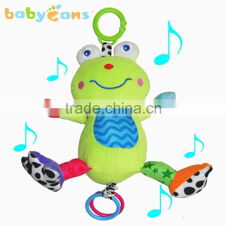 Babyfans Lovely Baby Soft Musical Hanging Stuffed Plush Baby Toys